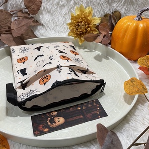 Halloween könyvtok � boszorkányos, szellemes mintával - könyv & zene - könyvtok - Meska.hu