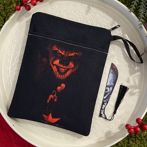 Pennywise mosolya � horror könyvtok ajándék könyvjelzővel / IT - könyv & zene - könyvtok - Meska.hu
