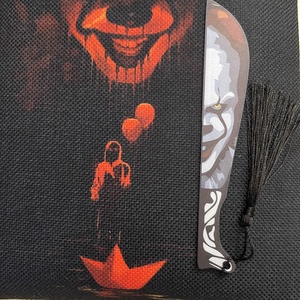 Pennywise mosolya � horror könyvtok ajándék könyvjelzővel / IT - könyv & zene - könyvtok - Meska.hu