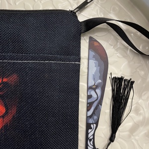 Pennywise mosolya � horror könyvtok ajándék könyvjelzővel / IT - könyv & zene - könyvtok - Meska.hu