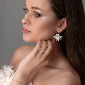 Lorenza menyasszony fülbevaló - esküvő - ékszer - fülbevaló - Meska.hu