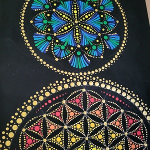 Életvirágos mandala - otthon & életmód - dekoráció - spiritualitás - mandala - Meska.hu
