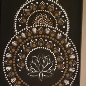 Liliomos mandala - otthon & életmód - dekoráció - spiritualitás - mandala - Meska.hu