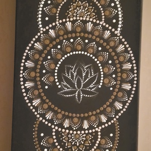 Liliomos mandala - otthon & életmód - dekoráció - spiritualitás - mandala - Meska.hu