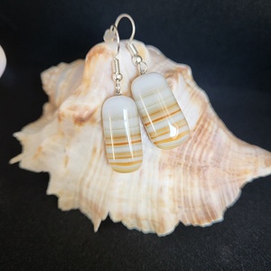 Üvegékszer fülbevaló, Ékszer, Fülbevaló, Fülékszer, Ékszerkészítés, Üvegművészet, MESKA