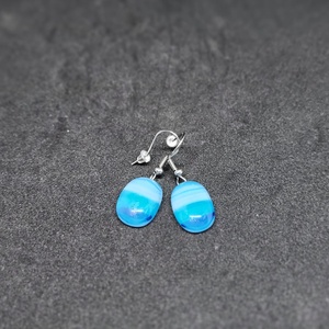 Kék mintás fusing üvegékszer szett - ékszer - ékszerszett - Meska.hu Kék mintás fusing üvegékszer szett - ékszer - ékszerszett - Meska.hu