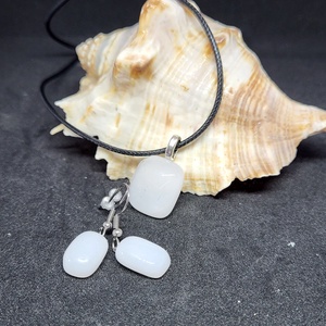 Fehér színű fusing üvegékszer szett - ékszer - ékszerszett - Meska.hu Fehér színű fusing üvegékszer szett - ékszer - ékszerszett - Meska.hu