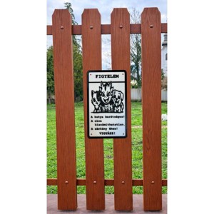 Kutyatábla Hármas Védelemmel - Meska.hu