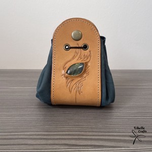 2in1 szütyő és kockatálca - labradorit sárkányszemmel, Játék & Sport, Szerepjáték, , MESKA