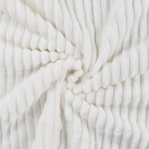Bordázott Meleg Fleece Takaró menta - otthon & életmód - lakástextil - ágytakaró - Meska.hu