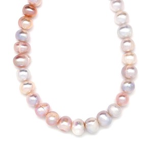 Édesvizi teny. gyöngy szürke golyó 6.,5-8,5mm  ékszerkészítő alapanyag (füzér), Kellékek & szerszámok, Ásvány alapanyag, Ásványfüzér, , MESKA