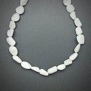 Howlit matt pebble 6-10mm  ékszerkészítő alapanyag (füzér), Kellékek & szerszámok, Ásvány alapanyag, Ásványfüzér, , MESKA