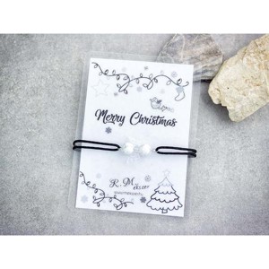 Merry Christmas howlit angyal karkötő - Meska.hu