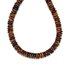 Tigrisszem korong 6,5x2mm  ékszerkészítő alapanyag (füzér), Kellékek & szerszámok, Ásvány alapanyag, Ásványfüzér, , MESKA