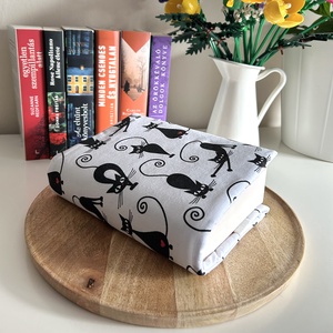  Black cat védőborító M méret - könyv & zene - könyvtok - Meska.hu