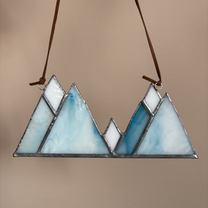 Havas hegyek - otthon & életmód - dekoráció - ajtó- és ablak dekoráció - ablakdísz - Meska.hu