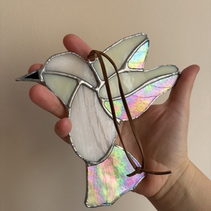 Üveg madár - otthon & életmód - dekoráció - ajtó- és ablak dekoráció - ablakdísz - Meska.hu