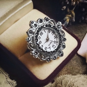 Lady Sylvia McCordle - artdeco stílusú gyűrűóra - ékszer - gyűrű - statement gyűrű - Meska.hu