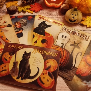 Vintage képeslap - Halloween 6. -  - Meska.hu