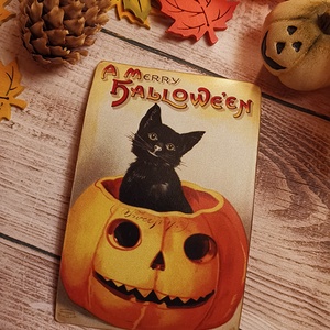 Vintage képeslap - Halloween 6. -  - Meska.hu