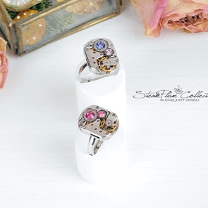 Miss Isla Withlock - gyűrű swarovski kövekkel díszítve - ékszer - gyűrű - statement gyűrű - Meska.hu
