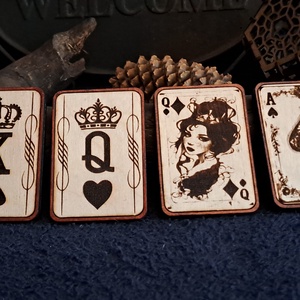 Hűtőmágnes Poker - otthon & életmód - konyhafelszerelés, tálalás - konyhai dekoráció - hűtőmágnes - Meska.hu