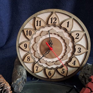 Falióra Flower - otthon & életmód - dekoráció - fali és függő dekoráció - falióra & óra - Meska.hu