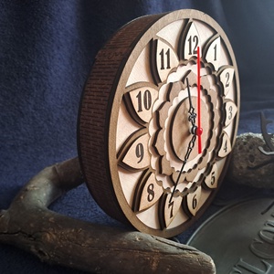 Falióra Flower - otthon & életmód - dekoráció - fali és függő dekoráció - falióra & óra - Meska.hu