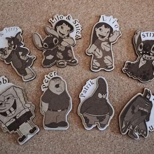 Hűtőmágnes ( mesefigurák ), Otthon & Életmód, Konyhafelszerelés, tálalás, Konyhai dekoráció, Hűtőmágnes, Famegmunkálás, MESKA