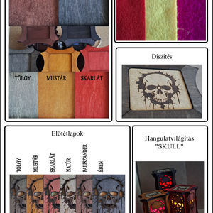 Hangulatvilágítás ( Skull ) a Te ízlésed alapján - otthon & életmód - lámpa - hangulatlámpa - Meska.hu
