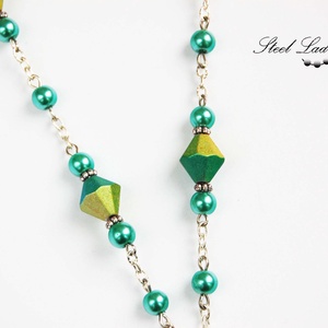 Green Candy - zöld gyöngyös nyaklánc - ékszer - nyaklánc - y nyaklánc - Meska.hu Green Candy - zöld gyöngyös nyaklánc - ékszer - nyaklánc - y nyaklánc - Meska.hu