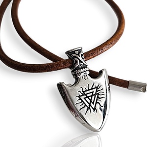  Exkluzív Valknut - Vegvisir  bőrnyaklánc - ékszer - nyaklánc - medálos nyaklánc - Meska.hu
