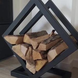 Tüzifa tartó, Otthon & Életmód, Bútor, Álkandalló, kandalló keret, Fémmegmunkálás, MESKA