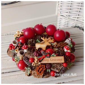 Adventi koszorú  - karácsony - adventi díszek - adventi koszorú - Meska.hu