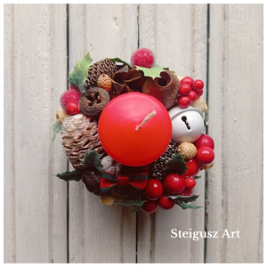 Karácsonyi asztaldísz - karácsony - adventi díszek - adventi asztaldísz - Meska.hu