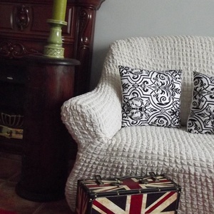 Levehető rugalmas kanapé huzat, bútorhuzat, védőhuzat - otthon & életmód - lakástextil - ágytakaró - Meska.hu