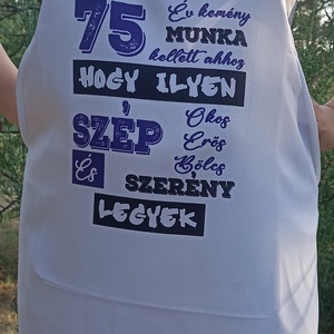 Szülinapos konyhai kötény - Meska.hu