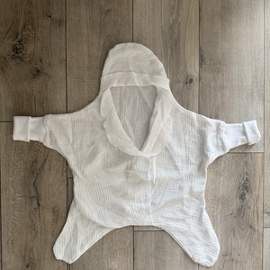 Babacsillag duplagézből 56-62 cm, Baba - mama, Babaruházat, Baba ruhák, , 100% pamut duplagézből készült
Szín: fehér
Antiallergén, MESKA