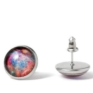 Orion-köd csillagékszer, galaxis fülbevaló, Íjász, horoszkóp ékszer, Ékszer, Fülbevaló, Pötty fülbevaló, Ékszerkészítés, MESKA