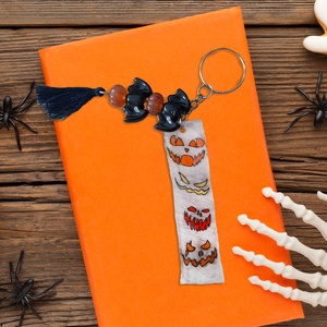 Halloweeni kulcstartó, Táska & Tok, Kulcstartó & Táskadísz, Kulcstartó, Ékszerkészítés, MESKA