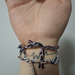 Karkötő szett  - ékszer - karkötő - fonott karkötő - Meska.hu