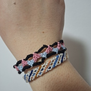 Karkötő szett , Ékszer, Karkötő, Fonott karkötő, Ékszerkészítés, MESKA