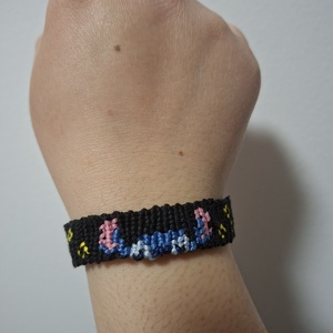 Stich-es karkötő, Ékszer, Karkötő, Fonott karkötő, Ékszerkészítés, Varrás, MESKA