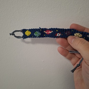 Bolygós karkötő - ékszer - karkötő - fonott karkötő - Meska.hu