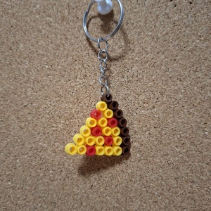 Pizza szelet kulcstartó - Meska.hu