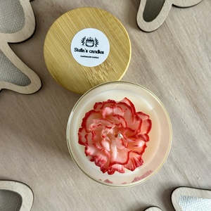 Őszi Rózsa Szójaviasz Illatgyertya Idézettel - karácsony - karácsonyi lakásdekoráció - karácsonyi illatgyertya, mécses - Meska.hu