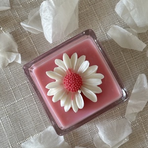 Tavaszi Margaréta- Idézetes Illatgyertya - otthon & életmód - gyertya, illat, aroma - mécses és mécsestartó - Meska.hu