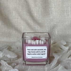 Tavaszi Margaréta- Idézetes Illatgyertya - otthon & életmód - gyertya, illat, aroma - mécses és mécsestartó - Meska.hu