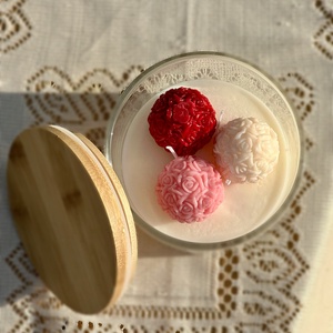 Rózsacsokor - otthon & életmód - gyertya, illat, aroma - gyertya - Meska.hu
