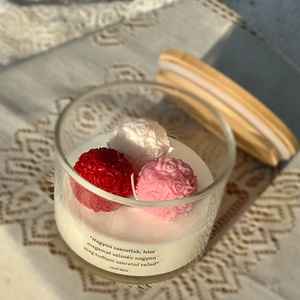 Rózsacsokor - otthon & életmód - gyertya, illat, aroma - gyertya - Meska.hu